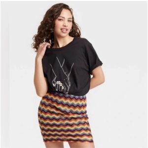 Target PRIDE knit skirt